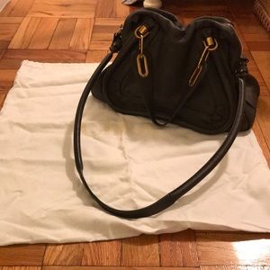 Chloe Grey Leather Bag